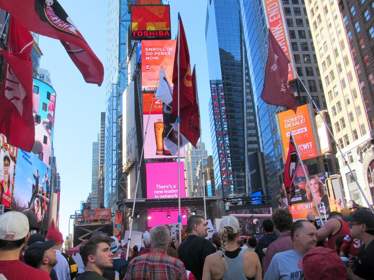 0 20170923 IMG_9603 7sD GAME DAY IN TIMES SQUARE